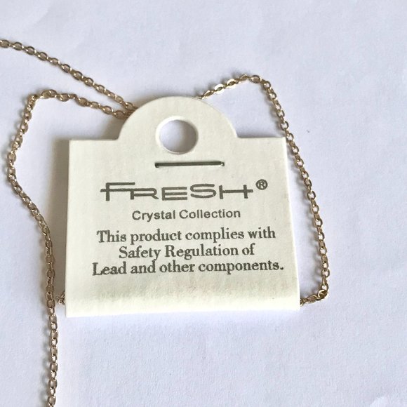 Sacred Heart Cross Necklace 18" Gold Plated Crystal Catholic Christian Gift - Picture 6 of 11